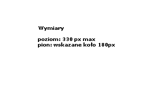 max wymiary 330 na ??